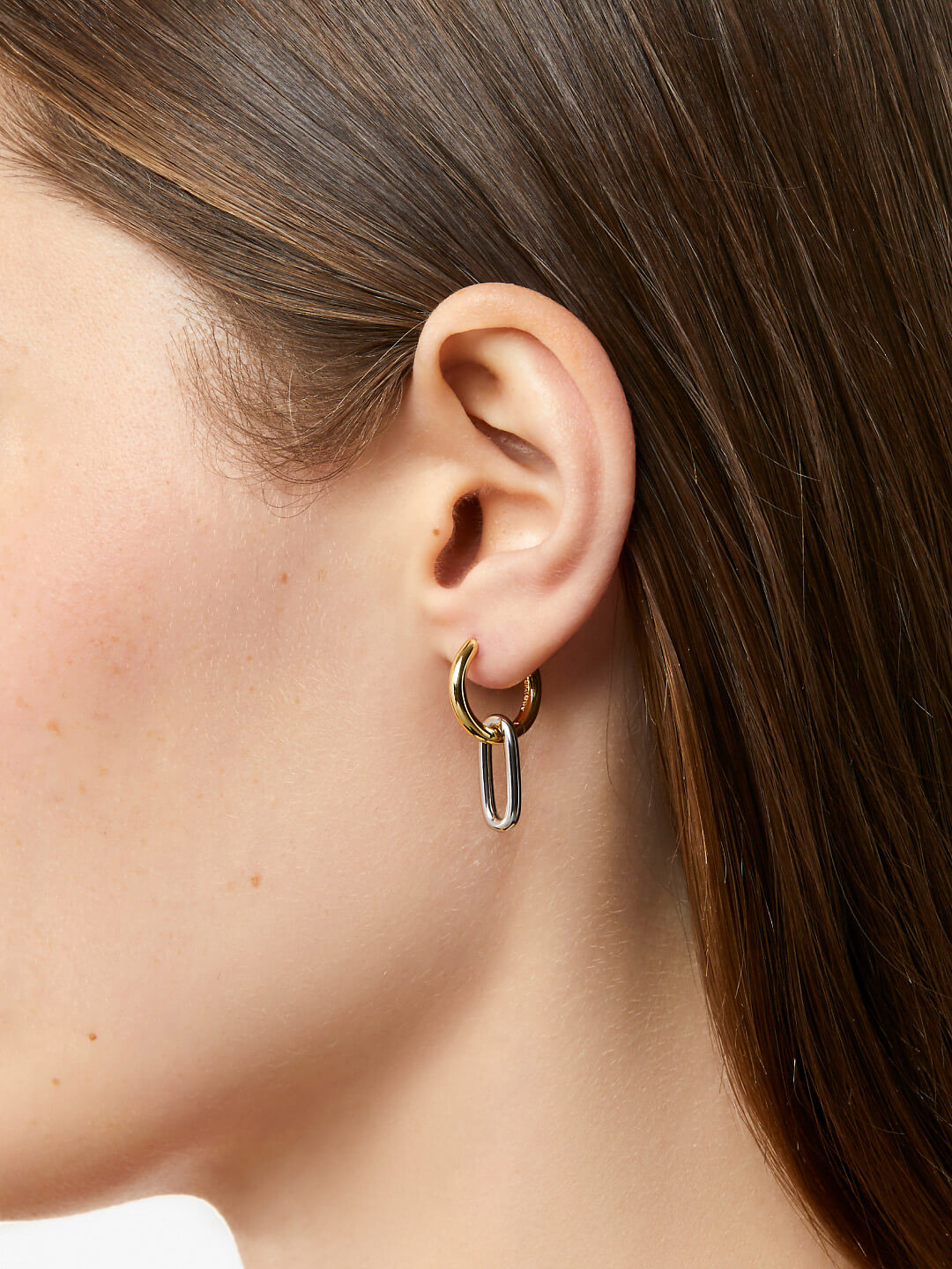 Ana Luisa Jewelry Earrings Drop Drop Earrings Sawyer Gold Rhodium