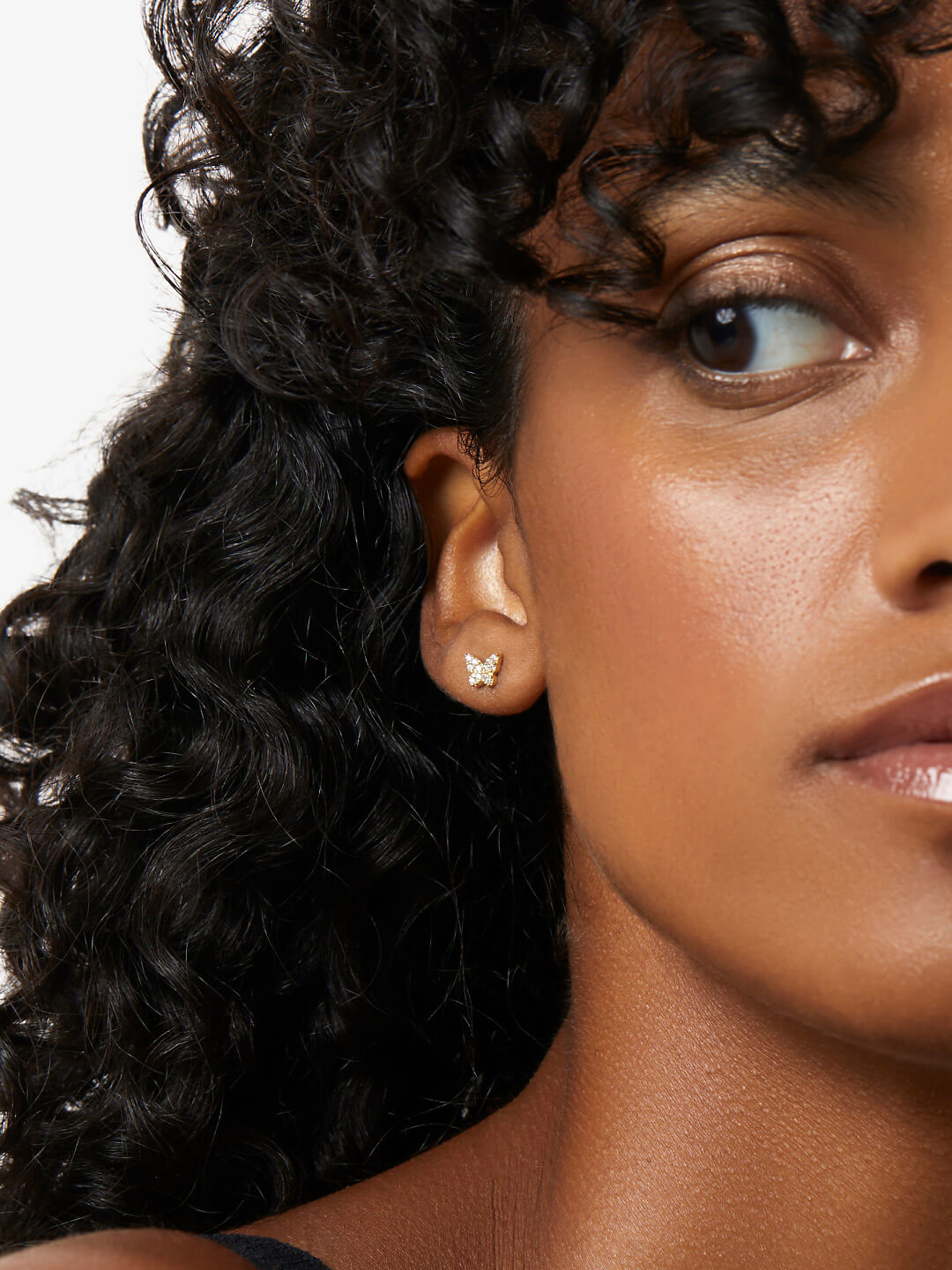 Ana Luisa Jewelry Earrings Stud Butterfly Earrings Ava Silver