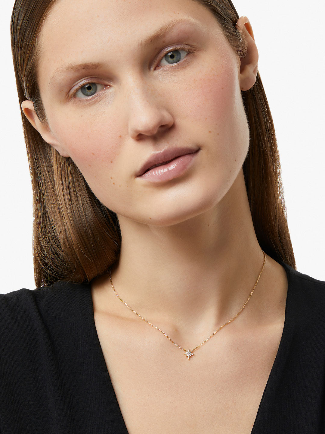 Ana Luisa Jewelry Necklaces Light Chains Star Necklace River Gold