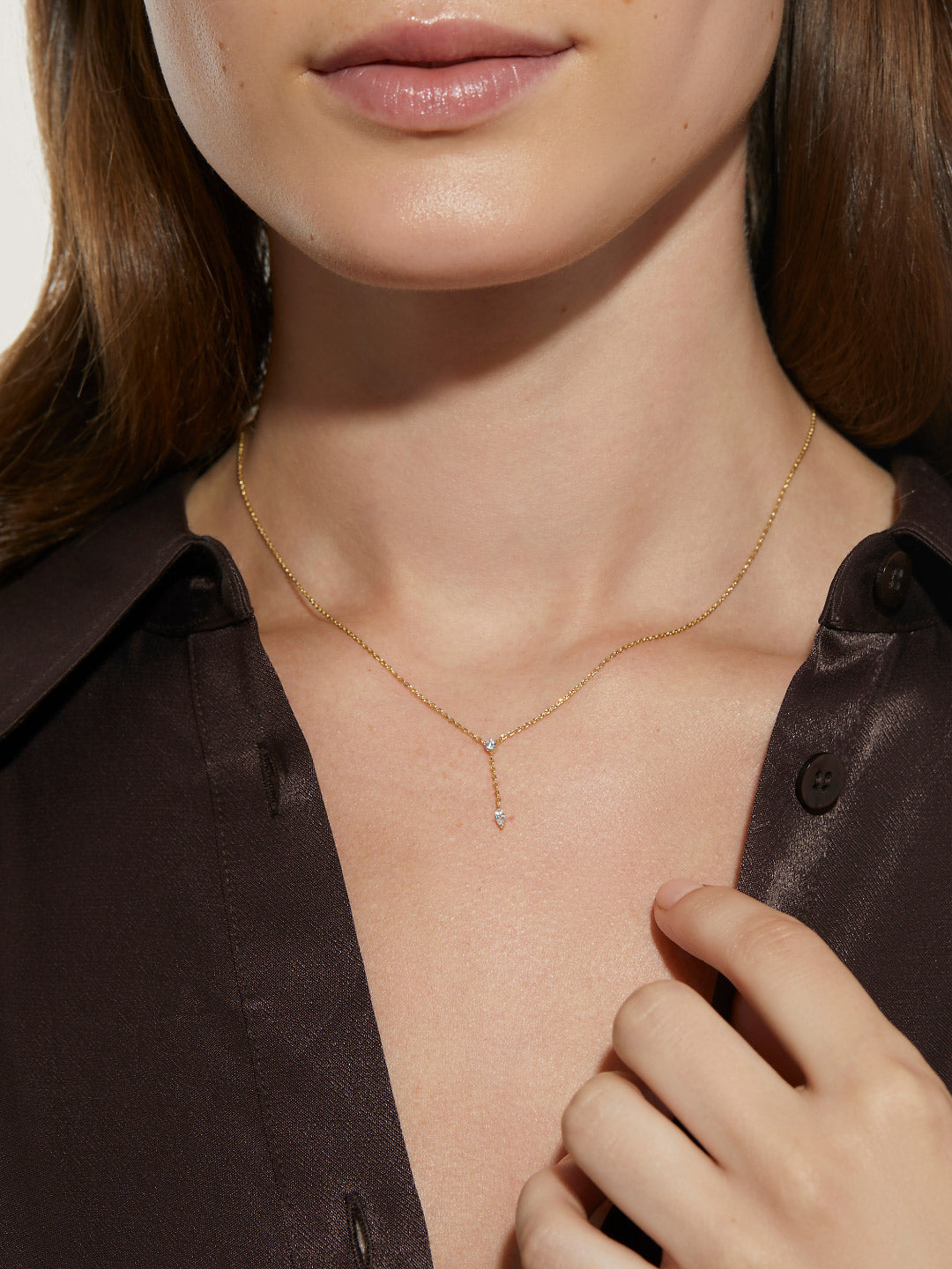 Ana Luisa Jewelry Necklaces Pendants Y Necklace Violet Silver