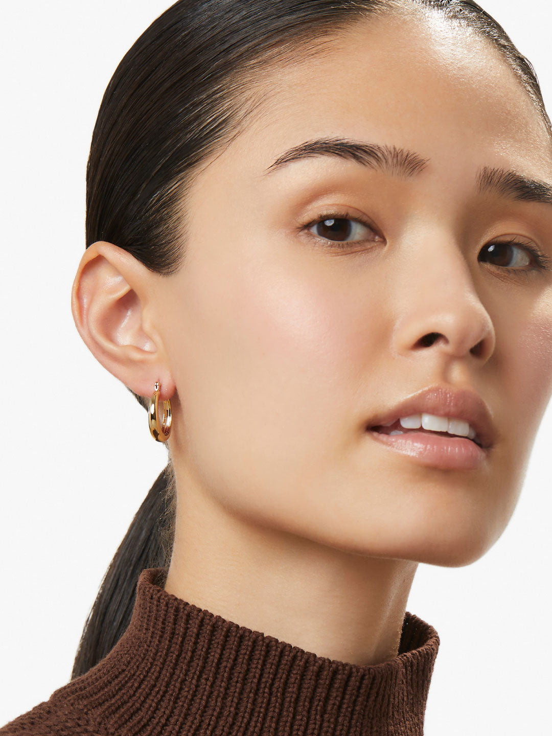 Ana Luisa Earrings Hoop Earrings Endless Hoop Earrings Venus Gold