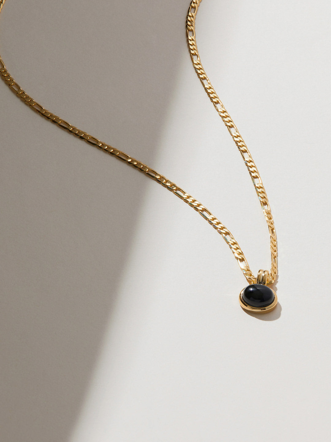 Ana Luisa Jewelry Necklaces Statement Gemstone Necklace Meesh Black Gold
