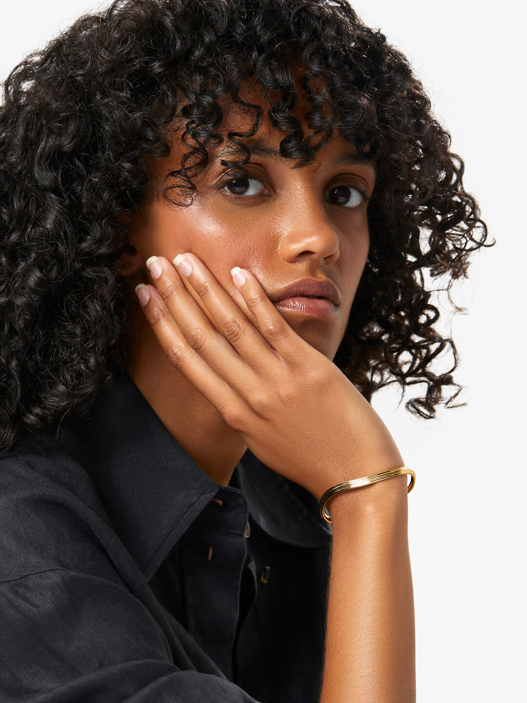 Ana Luisa Jewelry Bracelets Cuffs Wave Bracelet Diana Gold
