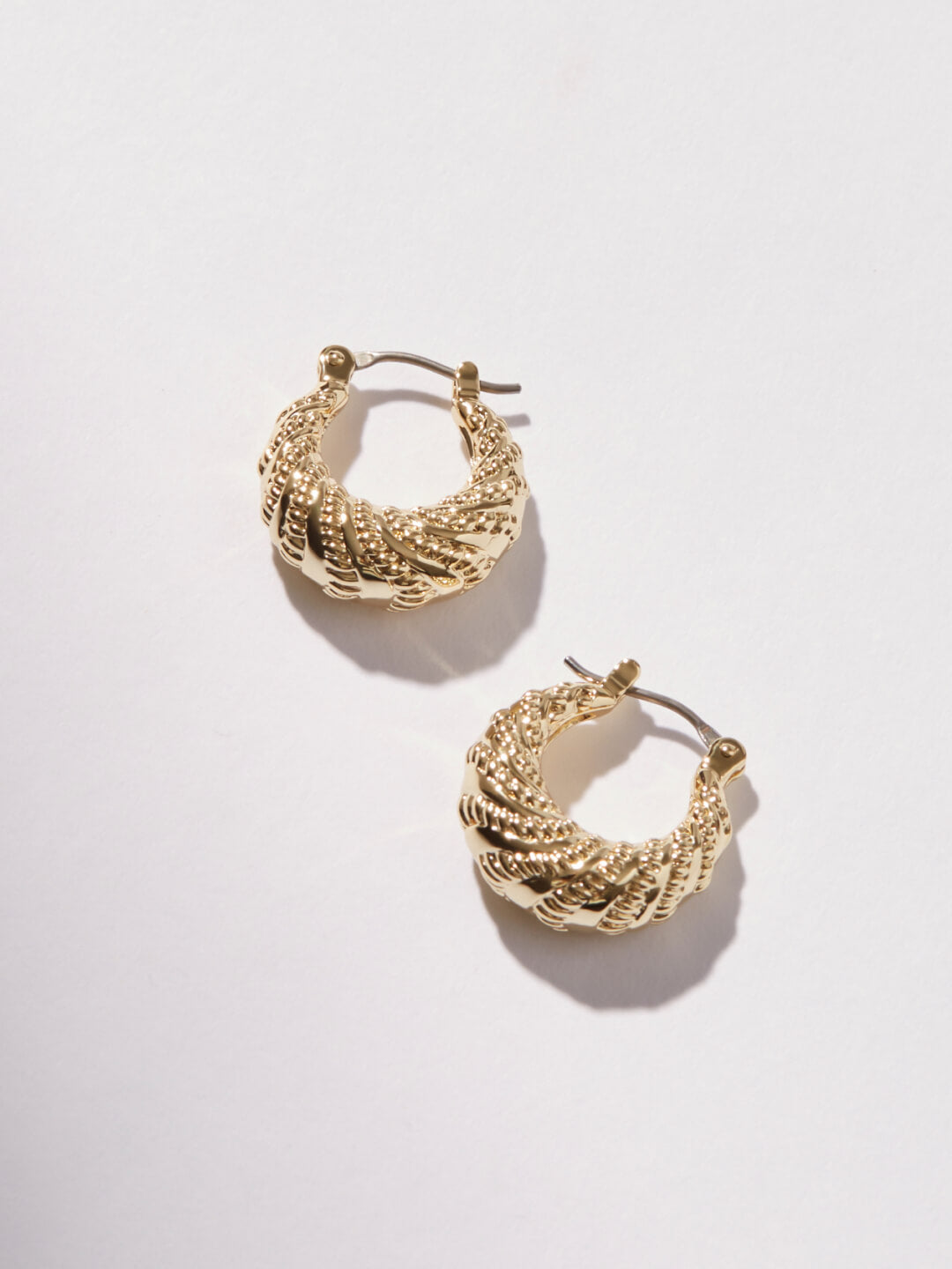 5 - Ana Luisa Jewelry Earrings Hoops Twisted Gold Hoops Ami Gold