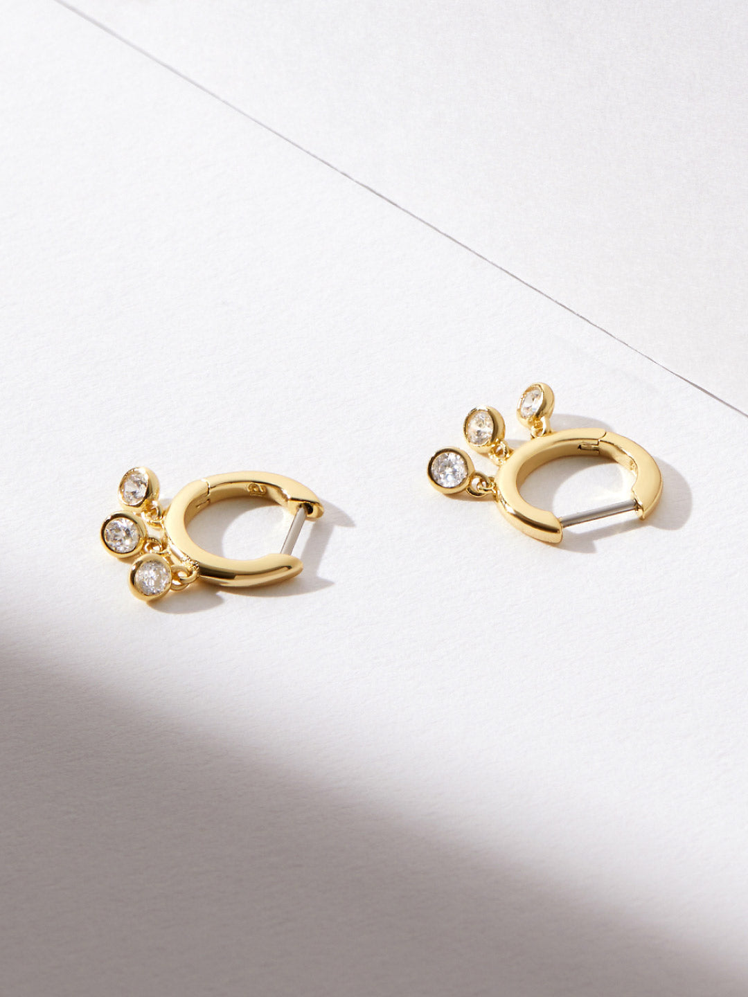 Ana Luisa Jewelry Earrings Small Hoops Charm Earrings Vienna Silver