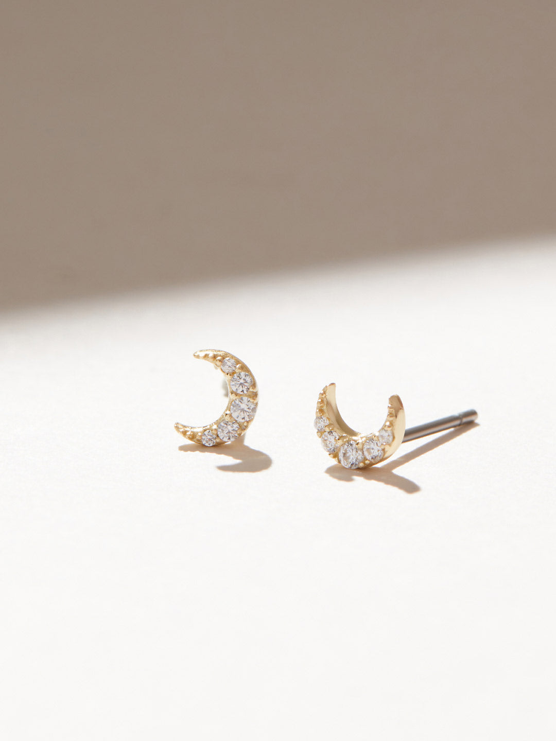 Ana Luisa Jewelry Earrings Studs Crescent Moon Earrings Lune Silver