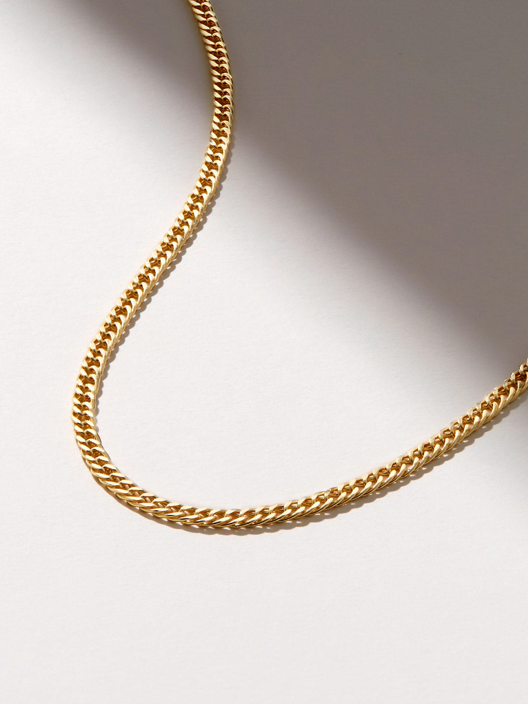 Ana Luisa Jewelry Necklaces Medium Chains Curb Chain Necklace Skylar Gold