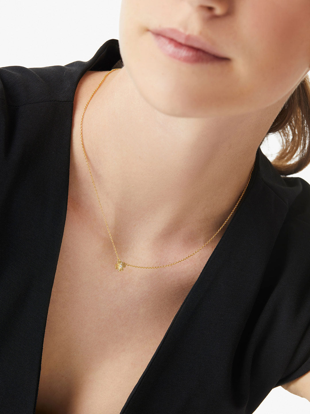 Ana Luisa Jewelry Necklaces Pendants Clover Necklace Kismet Silver