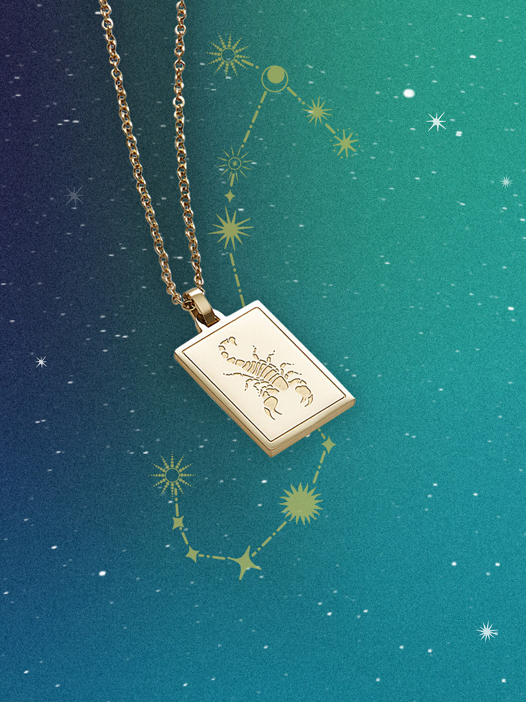 Ana Luisa Jewelry Necklaces Pendants Zodiac Necklace Scorpio Stainless Steel