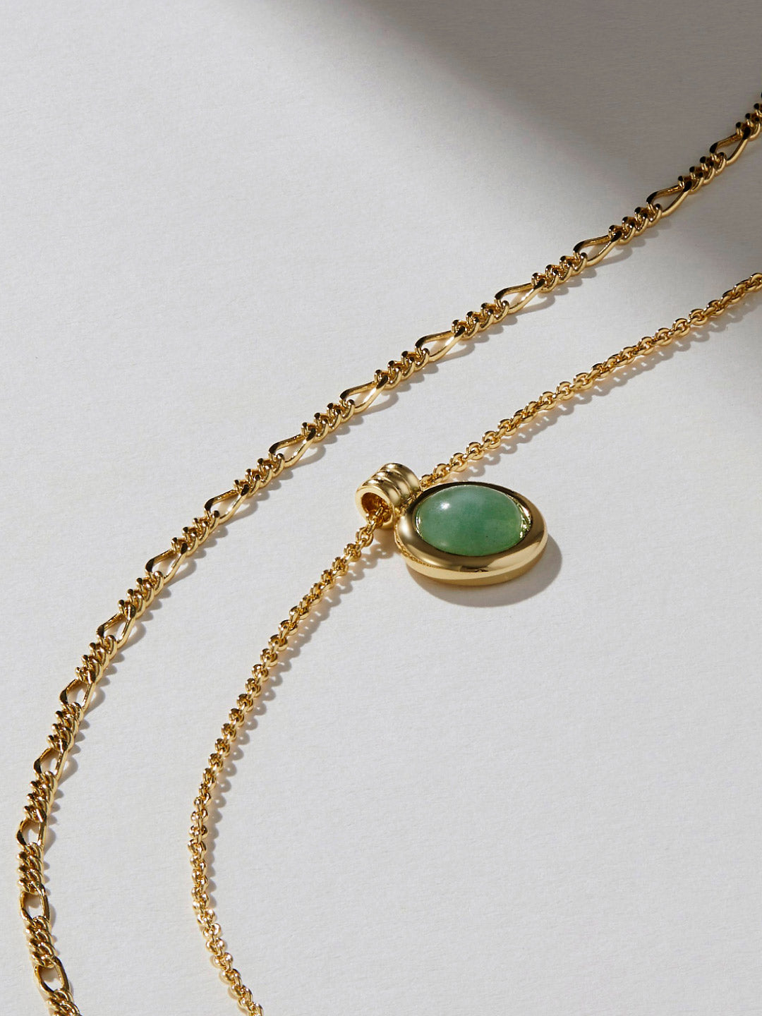 Ana Luisa Jewelry Necklaces Sets Layered Necklace Aria Aventurine Gold