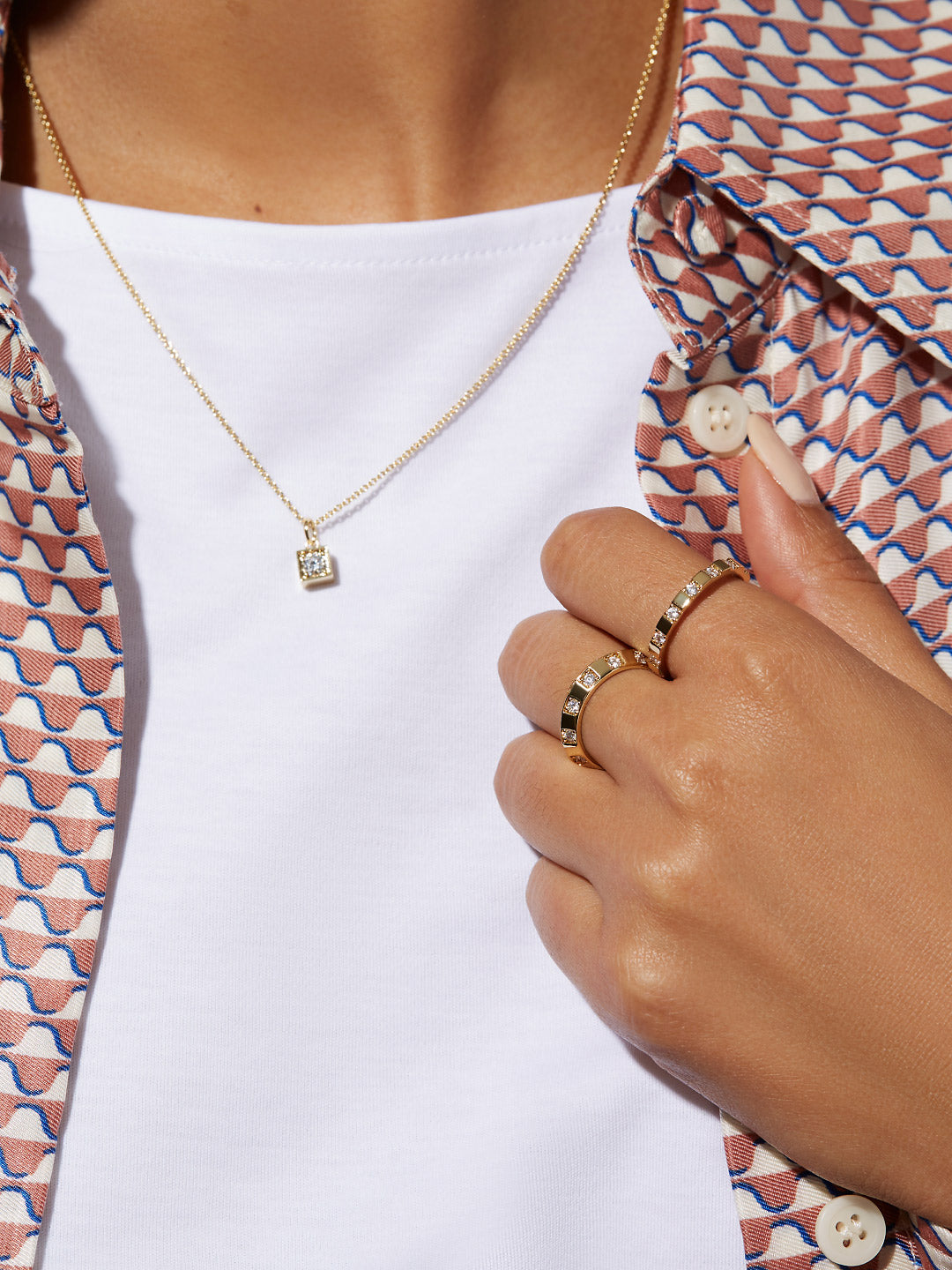 Ana Luisa Jewelry Rings Band Ring Gold Band Ring Ever Gold