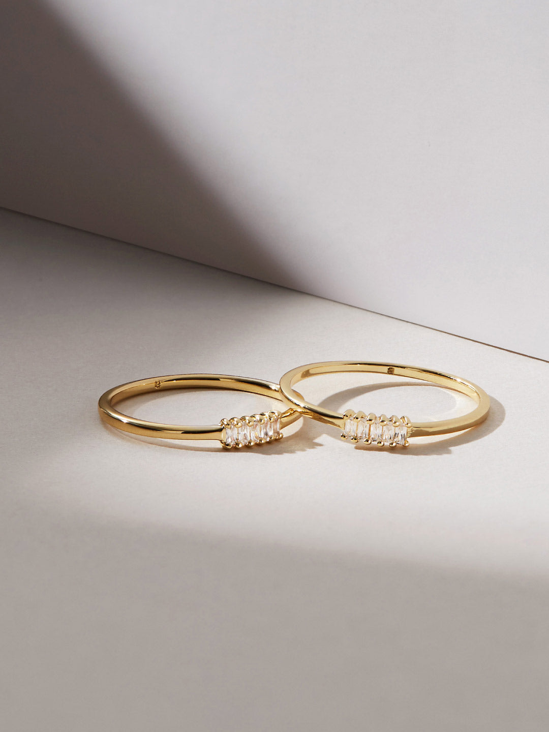 Ana Luisa Jewelry Rings Statement Rings Baguette Ring Mavis Mini Gold
