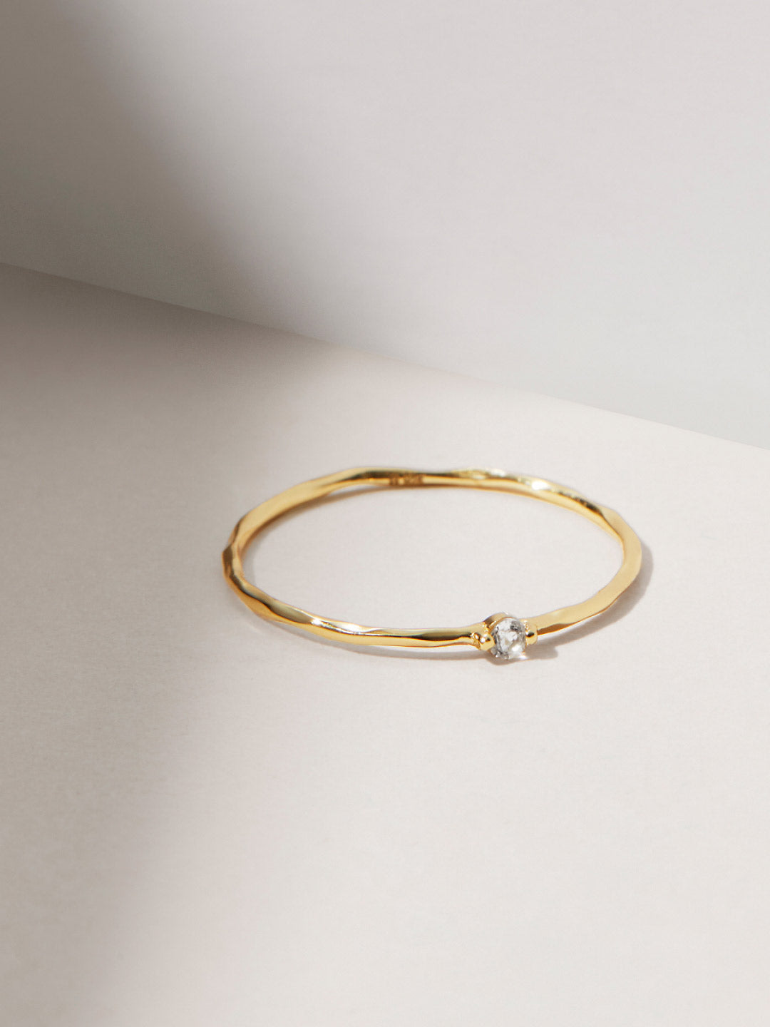 Ana Luisa Jewelry Rings Thin Bands Stone Ring Sierra Silver