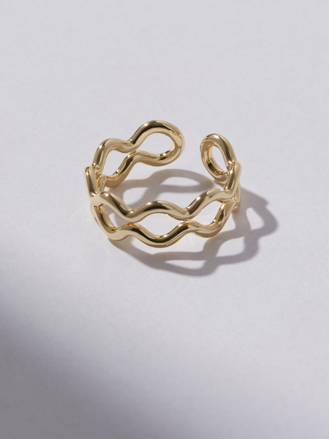 6 - Ana Luisa Jewelry Ring Adjustable Ring Gold Ring Wander Adjustable Ring Gold