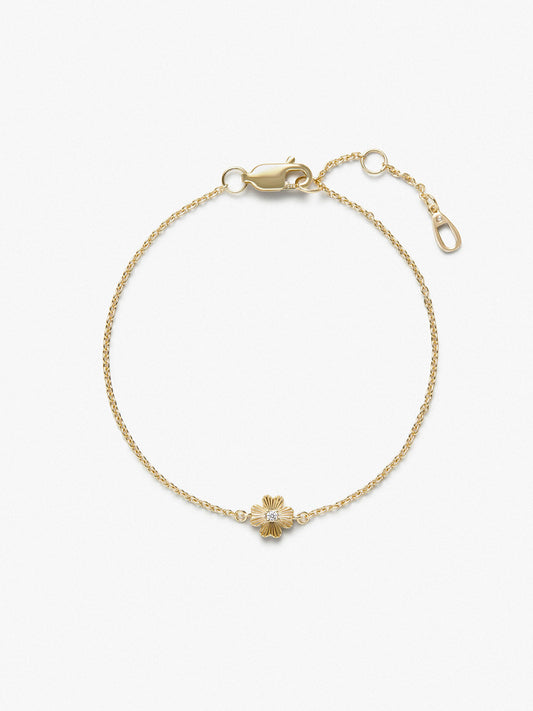 Ana Luisa Jewelry Bracelets Light Chains Clover Bracelet Serendipity Silver