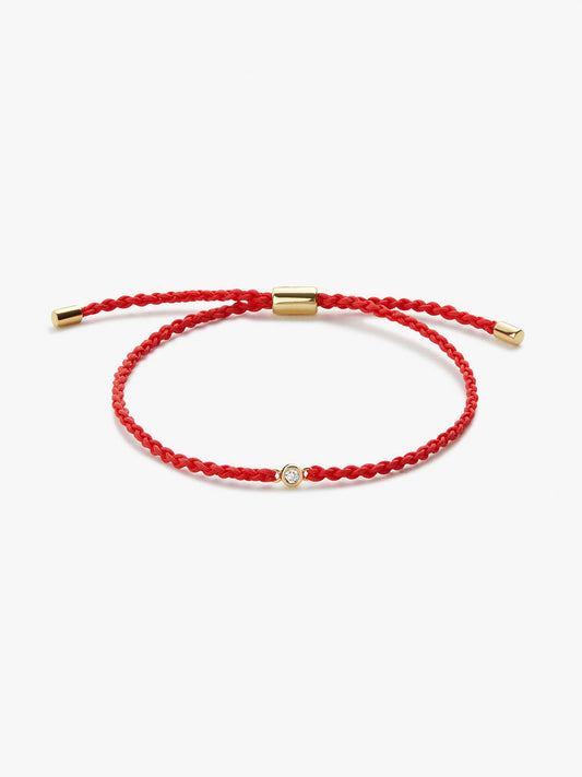 Ana Luisa Jewelry Bracelets Light Chains Diamond Bracelet Carter Red Silver