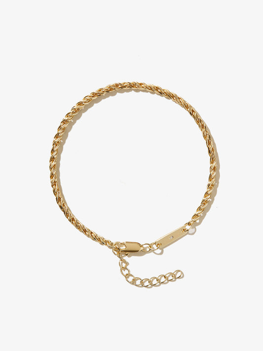 Ana Luisa Bracelets Chain Bracelet Elina Stacking Gold