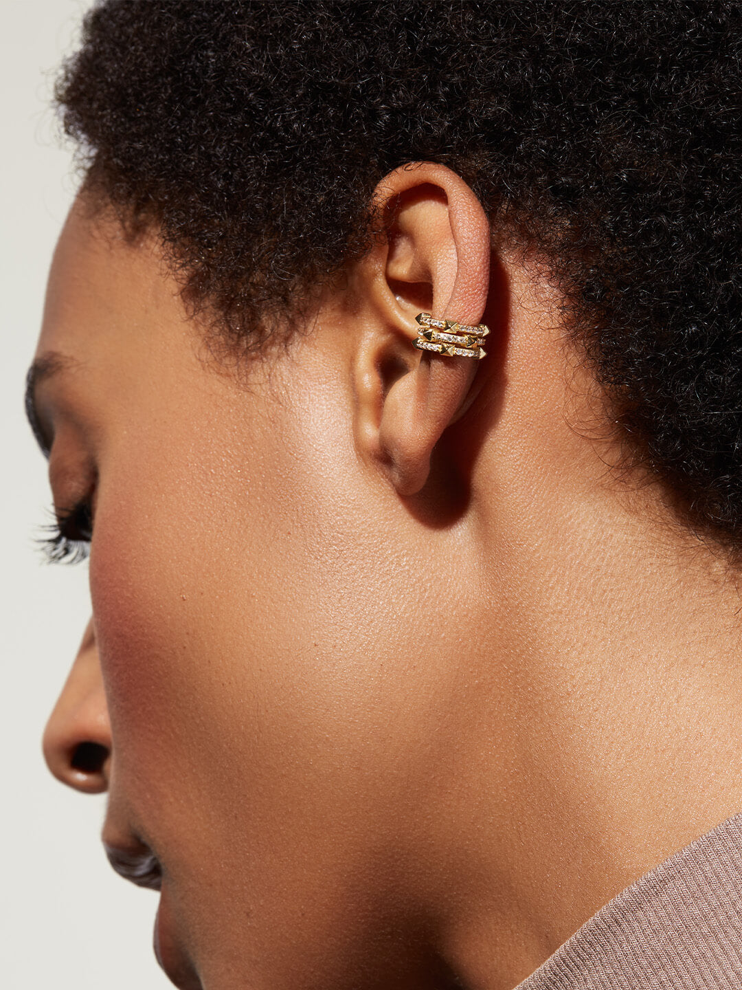 Ana Luisa Jewelry Earrings Cuff Earrings Rivet Ear Cuff Antoinette Silver