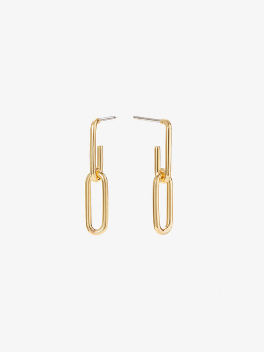 Ana Luisa Jewelry Earrings Drop Chain Link Earrings Helen Silver