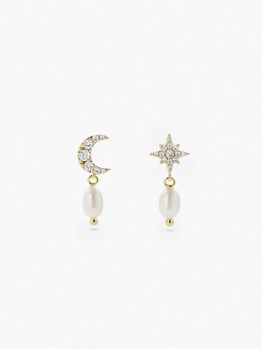 Ana Luisa Jewelry Earrings Drop Pearl Drop Earrings Iris Gold