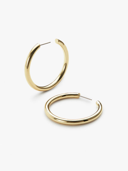 Ana Luisa Jewelry Earrings Hoop Earrings Tia Medium Gold