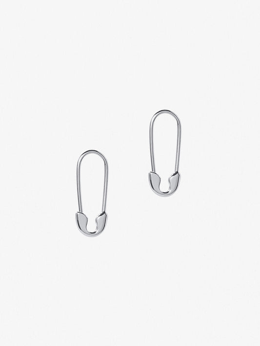 Ana Luisa Jewelry Earrings Pin Earrings Safety Pin Earrings Sia Silver