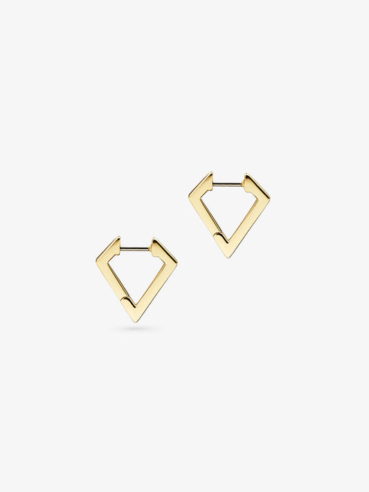 Ana Luisa Jewelry Earrings Small Hoops Geometric Earrings Jana Silver