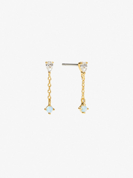 Ana Luisa Jewelry Earrings Stud Gold Stud Earrings June Silver