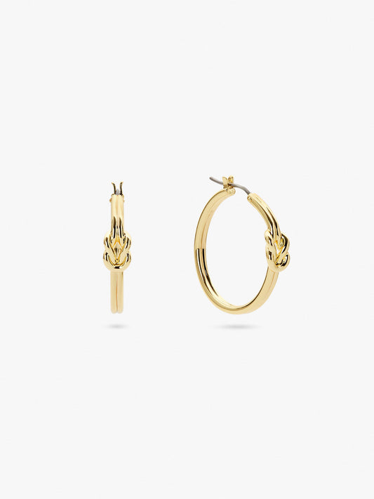 Ana Luisa Jewelry Knot Earrings Natasha Gold