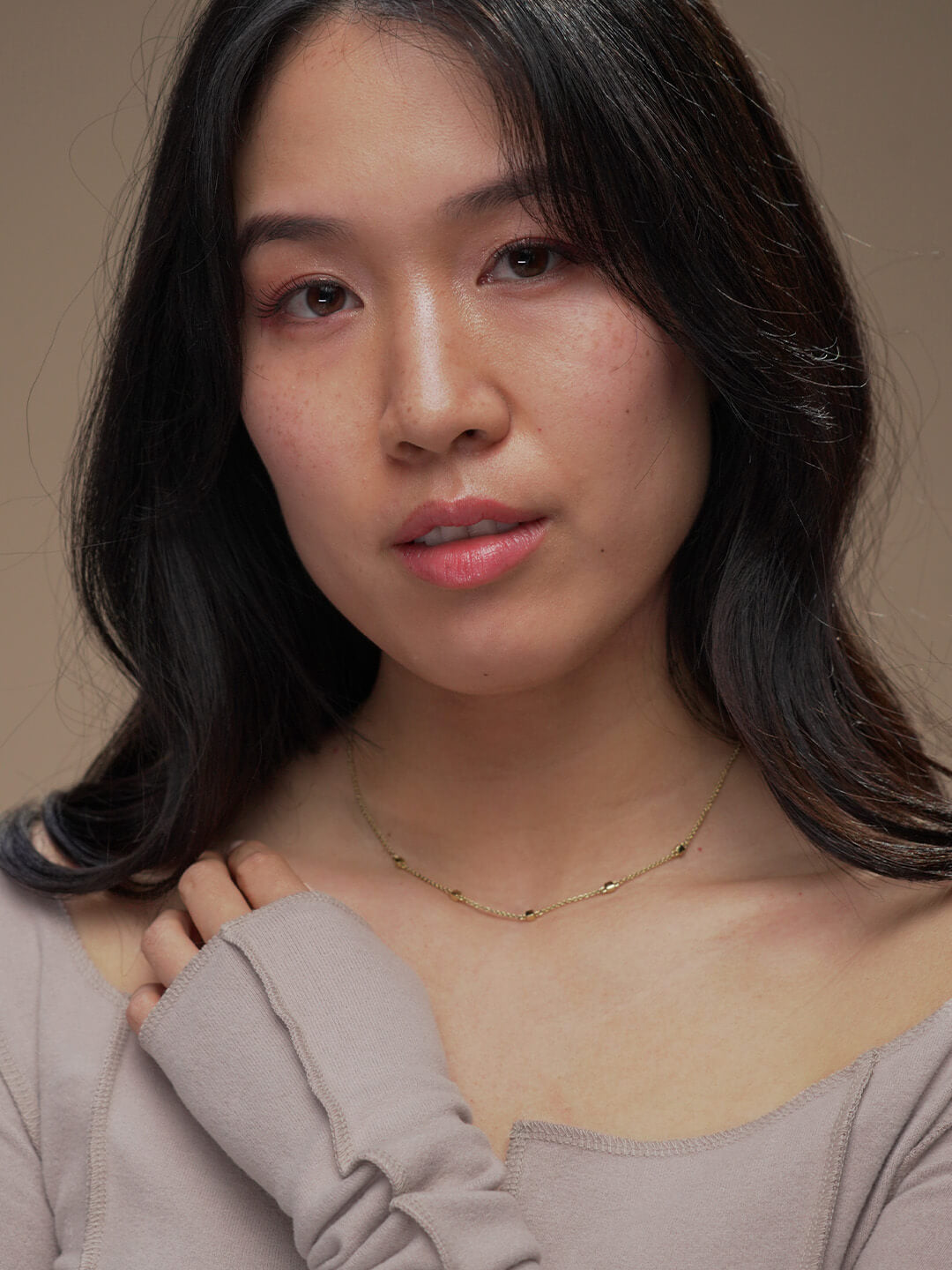 Ana Luisa Jewelry Necklace Chain Necklace Multi Cube Necklace Rowena Cube Gold