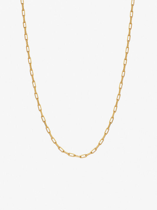 Ana Luisa Jewelry Necklaces Chain Link Chain Necklace Laura Slim Gold