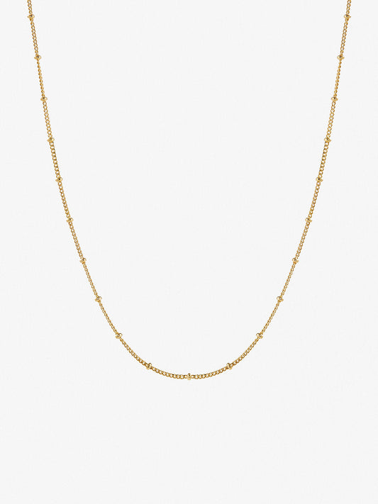 Ana Luisa Jewelry Necklaces Layered Necklaces Small Ball Chain Necklace Ana Gold