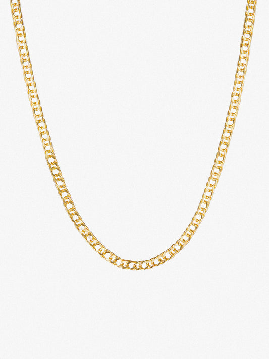 Ana Luisa Jewelry Necklaces Medium Chains Curb Chain Necklace Skylar Gold