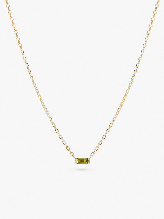 Ana Luisa Jewelry Necklaces Pendants Baguette Necklace Victoria Silver