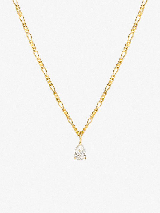 Ana Luisa Jewelry Necklaces Pendants Figaro Necklace Juliana Gold