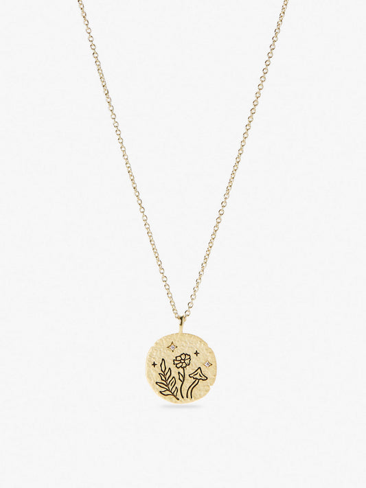 Ana Luisa Jewelry Necklaces Pendants Gold Coin Necklace Earth Pendant Gold