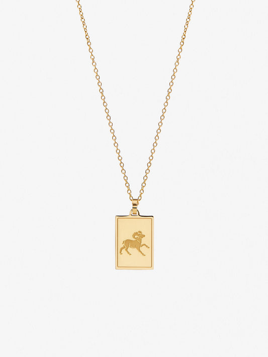 Ana Luisa Jewelry Necklaces Pendants Zodiac Necklace Aries Stainless Steel