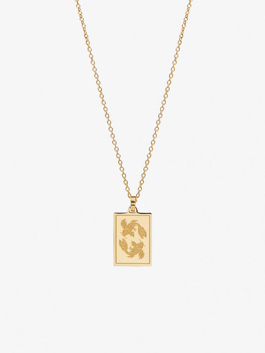 Ana Luisa Jewelry Necklaces Pendants Zodiac Necklace Pisces Stainless Steel