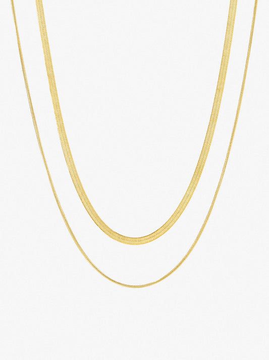 Ana Luisa Jewelry Necklaces Sets Layered Chain Necklace Alexandria Gold
