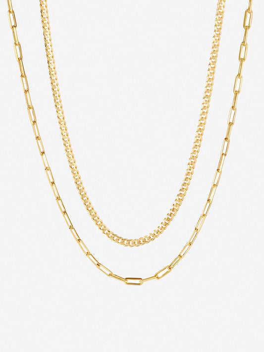 Ana Luisa Jewelry Necklaces Sets Layered Chain Necklace Payton Gold