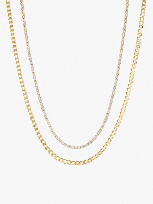 Ana Luisa Jewelry Necklaces Sets Tennis Necklace Alaia Gold