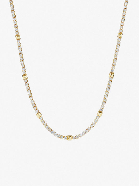 Ana Luisa Jewelry Necklaces Statement Tennis Necklace Rue Gold