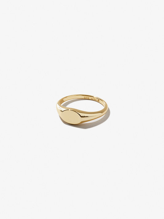 Ana Luisa Jewelry Rings Band Rings Signet Ring Cody Gold