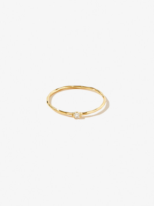 Ana Luisa Jewelry Rings Thin Bands Stone Ring Sierra Silver