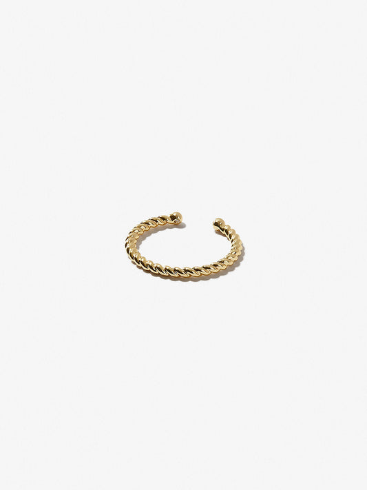 Ana Luisa Jewelry Rings Twisted Adjustable Ring Rope Mini Gold