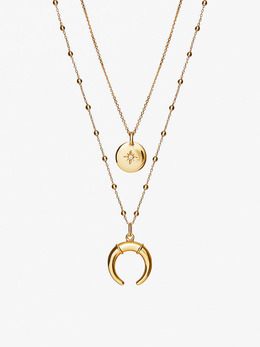 Ana Luisa Jewelry Necklaces Layered Necklaces Cardi Set Gold