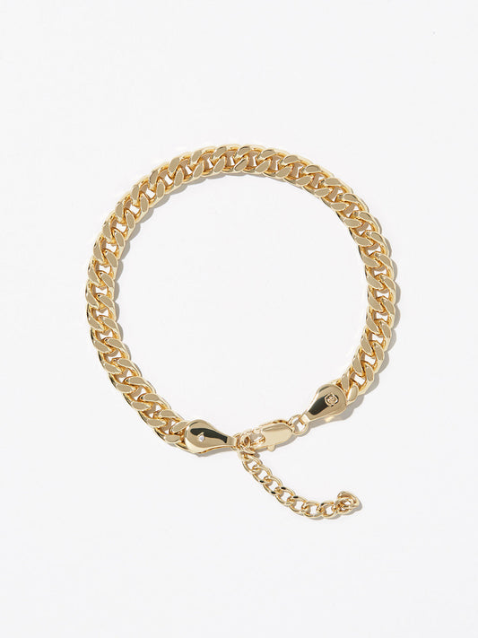 Ana Luisa Jewelry Bracelets Chain Bracelet Curb Chain Bracelet Michael Bold Small Gold