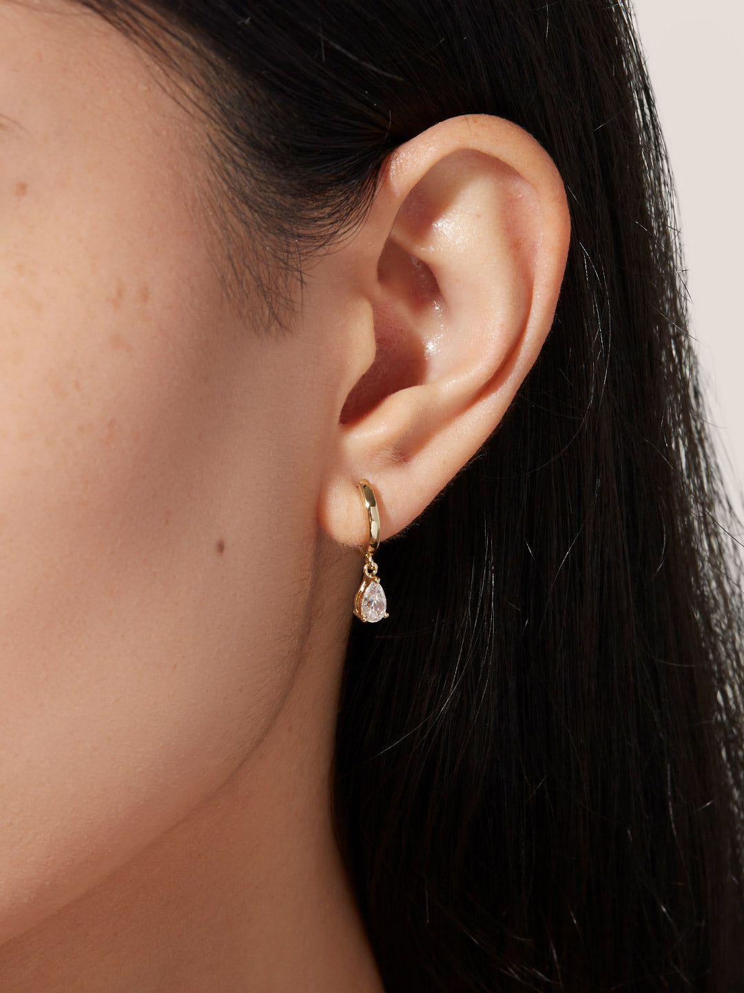 Ana Luisa Jewelry Earrings Hoop Earrings Delicate Drop Earrings Emme Gold