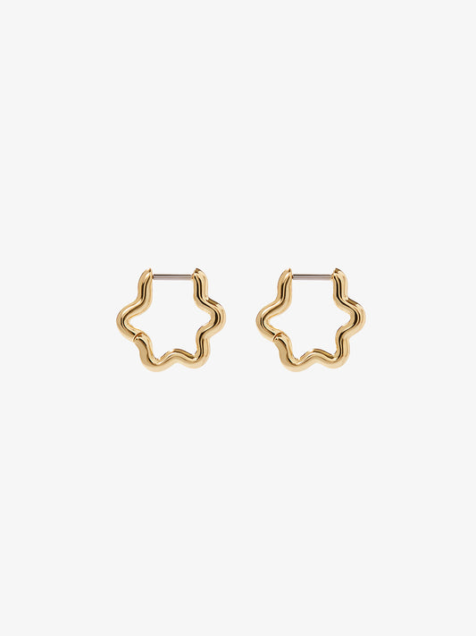 1 - Ana Luisa Jewelry Earrings Hoop Earrings Gold Hoop Earrings Onda Small Gold