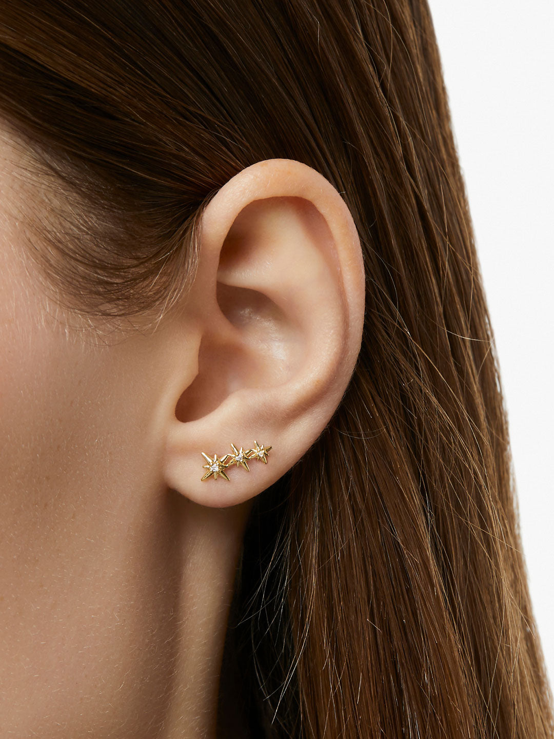 Ana Luisa Jewelry Earrings Stud Star Earrings Emilia Gold